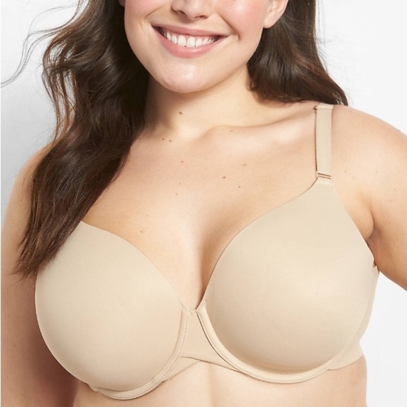 Cacique Other - Lane Bryant Cacique NWT Totally Smooth Lightly Lined Full Coverage Bra-Beige-46C